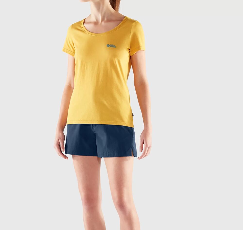 Fjallraven Women's EU42 US 32" 33" High Coast Lite Navy 4" Short 4" Retail $90